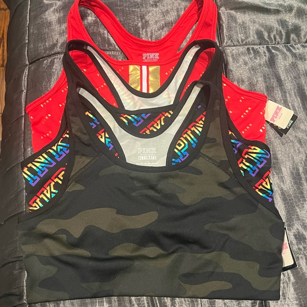 Victoria Secret PINK Sports Bra 3pc. Bundle